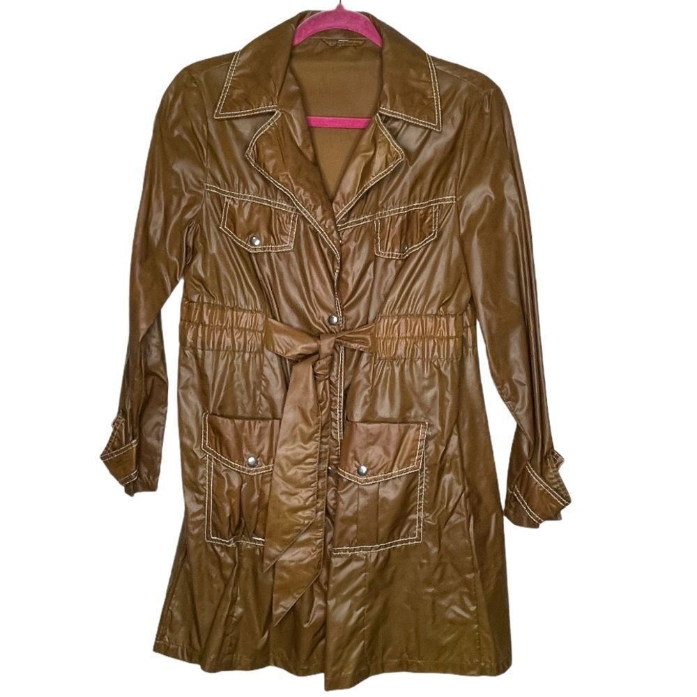 Vintage Brown Rain Coat